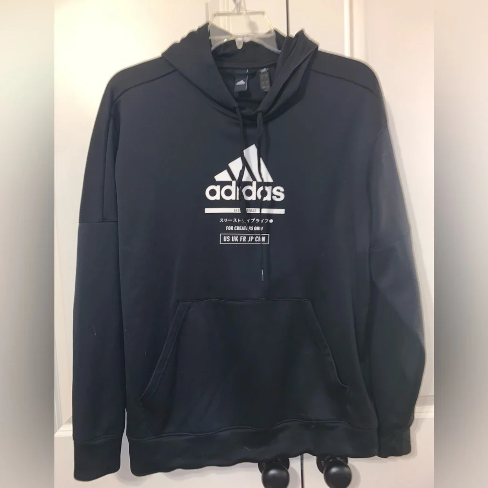 Adidas Men's Black Hoodie